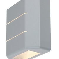 Стилен бял квадратен LED аплик Lippa – компактно фасадно осветление 6W