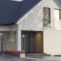 Модерен фасаден външен LED аплик Cubbington 18W с естествена бяла светлина