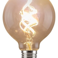 Смарт LED филаментна крушка G95 – E27, 4W, 2700K, RGB, Wi-Fi, димируема