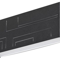 Минималистичен черен LED аплик Maribor 12W – елегантно фасадно осветление с естествена светлина