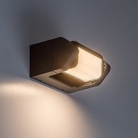 Модерен външен LED аплик Medna 8W с топло бяла светлина