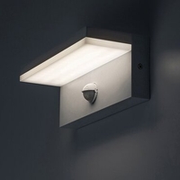 Интелигентен бял LED аплик Zaragoza 9W – външно осветление със сензор и регулируема цветна температура