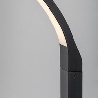 Външен градински LED стълб Palanga 12W с топло бяла светлина