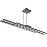 Smart LED полилей 40W – модерен черен дизайн и регулируема височина