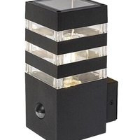 Умен външен аплик Ankara E27 със сензор за движение – антрацитен дизайн и IP44 защита