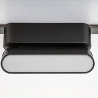 LED релсово осветление – 6W, топло бяло 3000K, черен алуминий