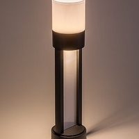 Външен LED стълб Leitha 12W с топло бяла светлина и IP44 защита