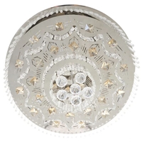 Голям кристален LED полилей хром с дистанционно