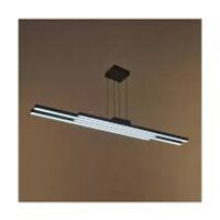 Smart LED полилей 40W – модерен черен дизайн и регулируема височина