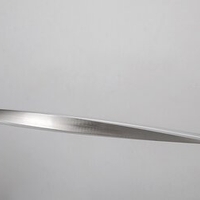 Модерен висящ LED полилей 28W – атен хром, топла светлина