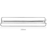 Смарт LED релсово осветление – 13W, регулируема цветна температура 2700–5500K, Wi-Fi, черен алуминий