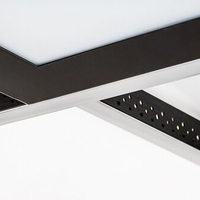 Модерен LED плафон 40W – матово черен, естествено бяла светлина  Стилен и функционален LED плафон 40W с изчистен модерен дизайн в матово черно.