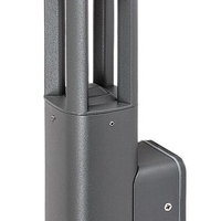 Модерна външна стенна LED лампа – 7W, 3000K, IP54, антрацит