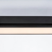 LED релсово осветление – 12W, топло бяло 3000K, черен алуминий