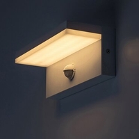 Интелигентен бял LED аплик Zaragoza 9W – външно осветление със сензор и регулируема цветна температура