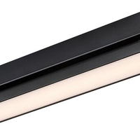 Смарт LED релсово осветление – 7W, регулируема цветна температура 2700–5500K, Wi-Fi, черен алуминий