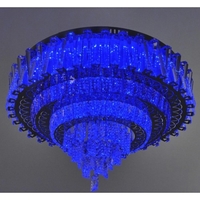 LED полилей 50W,хром, метал и кристал, RGB, дистанционно управление