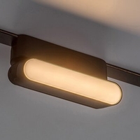 Смарт LED релсово осветление – 4W, регулируема цветна температура 2700–5500K, Wi-Fi, черен алуминий