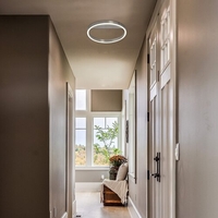 LED Плафон 20W, D40cm, хтом, 4000K