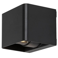 Компактен LED фасаден аплик Hallstatt 10W – стилен антрацит и топла светлина