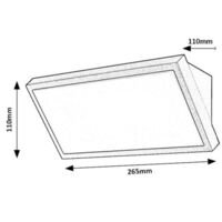 Външен LED аплик Rapla 2 18W – мощно осветление с регулируема светлина