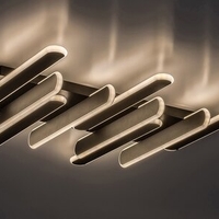 Модерен LED  плафон 46W с регулируема цветна температура – черен