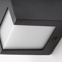 Модерен външен фасаден аплик Cernon за GU10 крушка