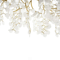 Кристален полилей злато 10xE14 с регулируема височина