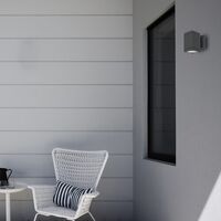 Модерен външен аплик Buffalo – стилен антрацитен дизайн с GU10 фасонка