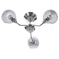 Полилей хром и стъкло 3 Х Е27