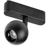 Модерен LED релсов спот – 5W топло бяло 3000K, стилен черен алуминий