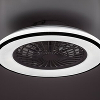 Мултифункционален LED таванен плафон с вентилатор, звезден ефект и регулируема цветна температура