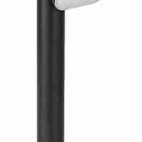 Модерен външен градински LED стълб Odiel 12W с топло бяла светлина и подвижна глава