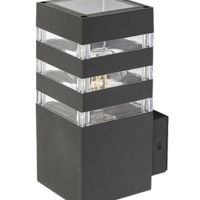 Елегантен външен аплик Ankara E27 – стилен антрацитен дизайн и IP44 защита