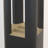 Модерен външен LED стълб 30W, 3000K, IP65