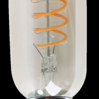 LED филаментна крушка T45, 4W, E27, 4000K, естествено бяло, прозрачно стъкло