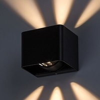 Компактен LED фасаден аплик Hallstatt 10W – стилен антрацит и топла светлина