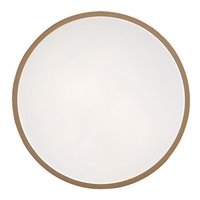 LED осветително тяло за баня 18W, IP44, Ø340 мм, златен корпус