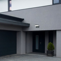 Интелигентен фасаден LED аплик Batida 9W с регулируема светлина и PIR сензор