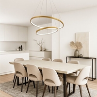 LED висящ полилей 75W, 7500 lm, димируем, променлива светлина 3000–6500K, с дистанционно