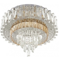 LED полилей 50W,хром, метал и кристал, RGB, дистанционно управление