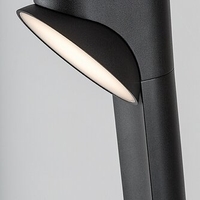 Външен градински LED стълб Wengen 12W с подвижна глава и топло бяла светлина