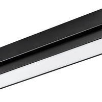LED релсово осветление – 12W, естествено бяло 4000K, черен алуминий