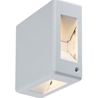 Елегантен квадратен LED аплик Lippa в бяло – стилно фасадно осветление 6W