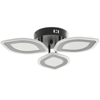 Модерен LED полилей със smart управление – черен