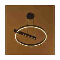 Модерен LED полилей 39W – черен стил и интелигентно управление