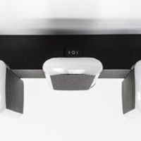 Модерен LED  плафон 36W с регулируема цветна температура – черен