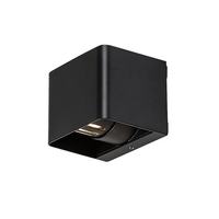 Компактен LED фасаден аплик Hallstatt 10W – стилен антрацит и топла светлина