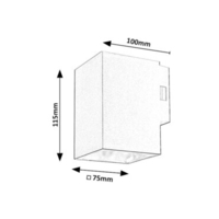 Компактен външен LED аплик Urfa 9W с регулиране на светлината – модерен, практичен и надежден