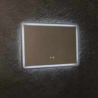 LED огледало с нагревател и димиране – 30W, влагозащитено IP44